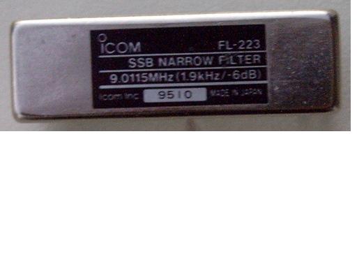 FILTRO ICOM FL-223