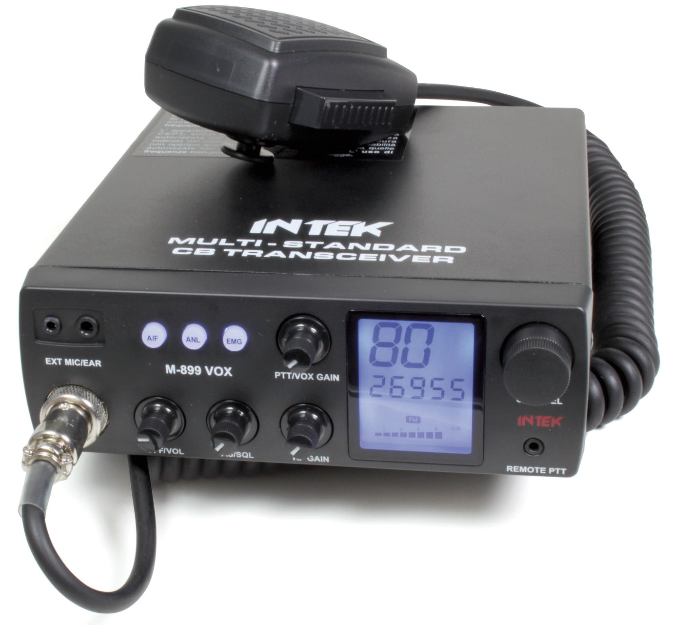 INTEK M-899 VOX TRANSCEPTOR CB