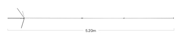 ANTENA DIAMOND X-510 MH ALTA POTENCIA