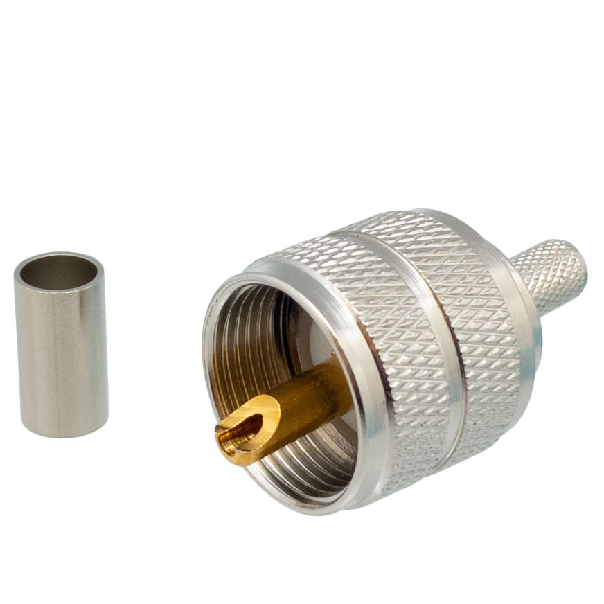 CONECTOR PL (M) RG-58 CRIMP